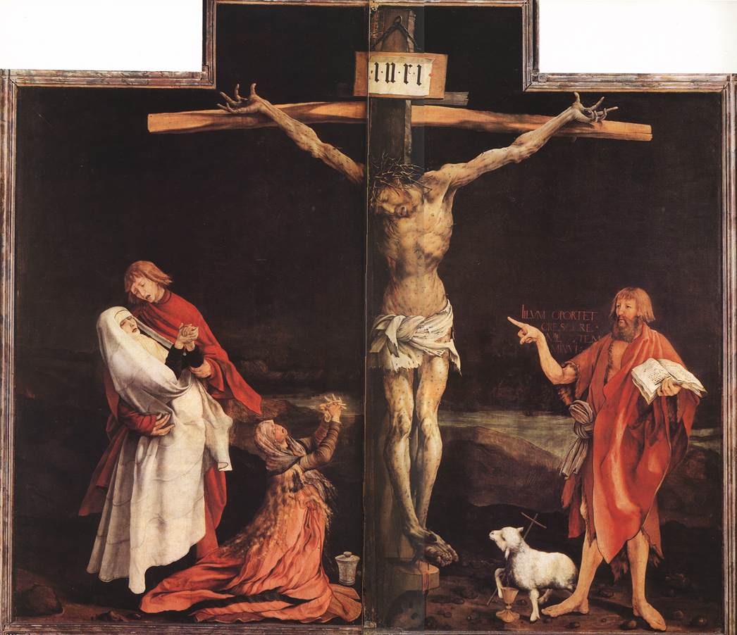 Mathias Grunewald, Isenheim Altarpiece, Crucifiction