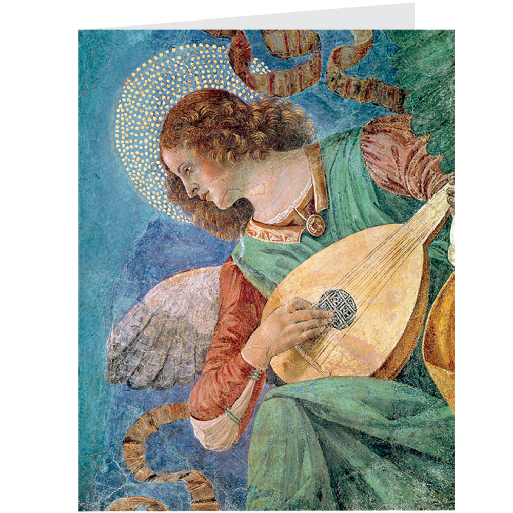 Melozzo da Forli, Angel with Lute