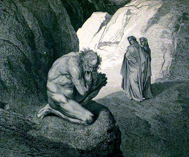 Gustave Doré, Virgil silencing Plutus