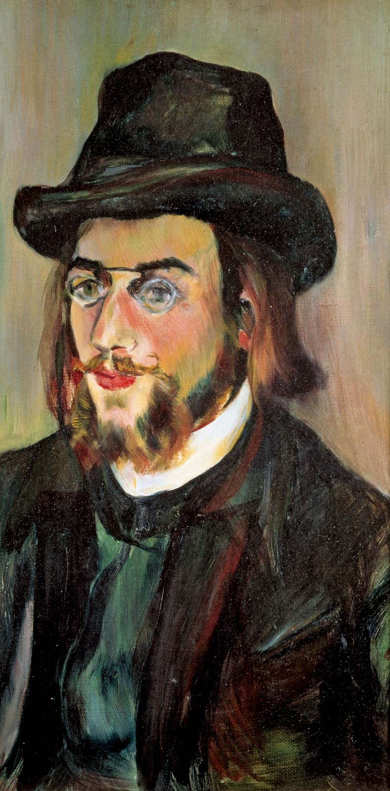 Erik Satie, by Suzanne Valadon, 1892