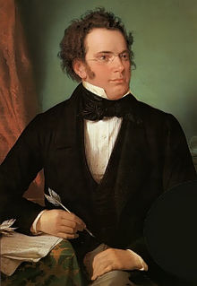 Franz Schubert, by Wilhelm August Rieder 1825