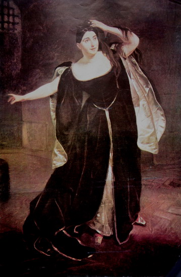 Giuditta Pasta as Anna Bolena, by Kar Bryullov