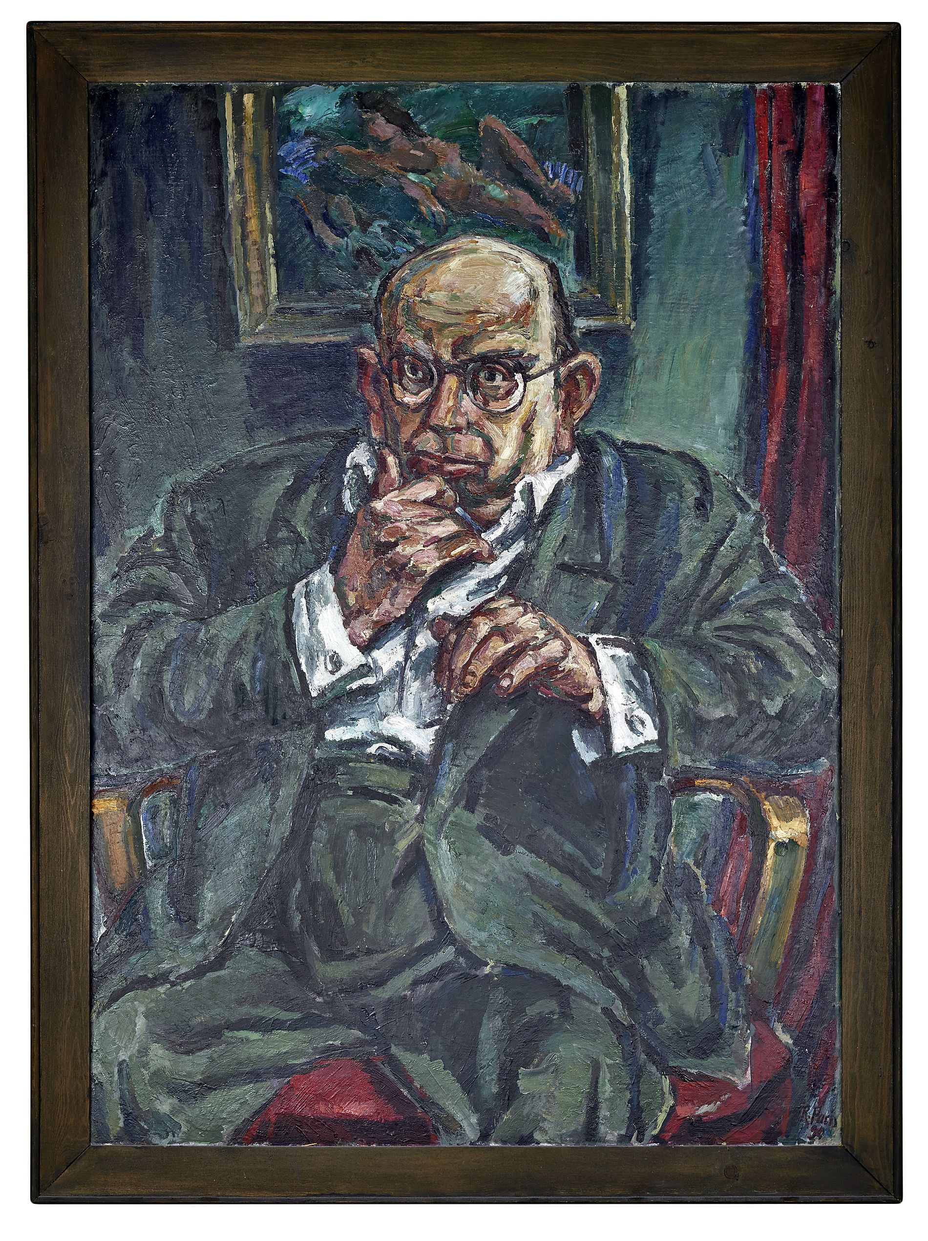 Hanns Eisler, by Ronald Paris, 1987