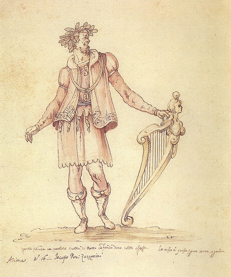 Jacopo Peri in costume