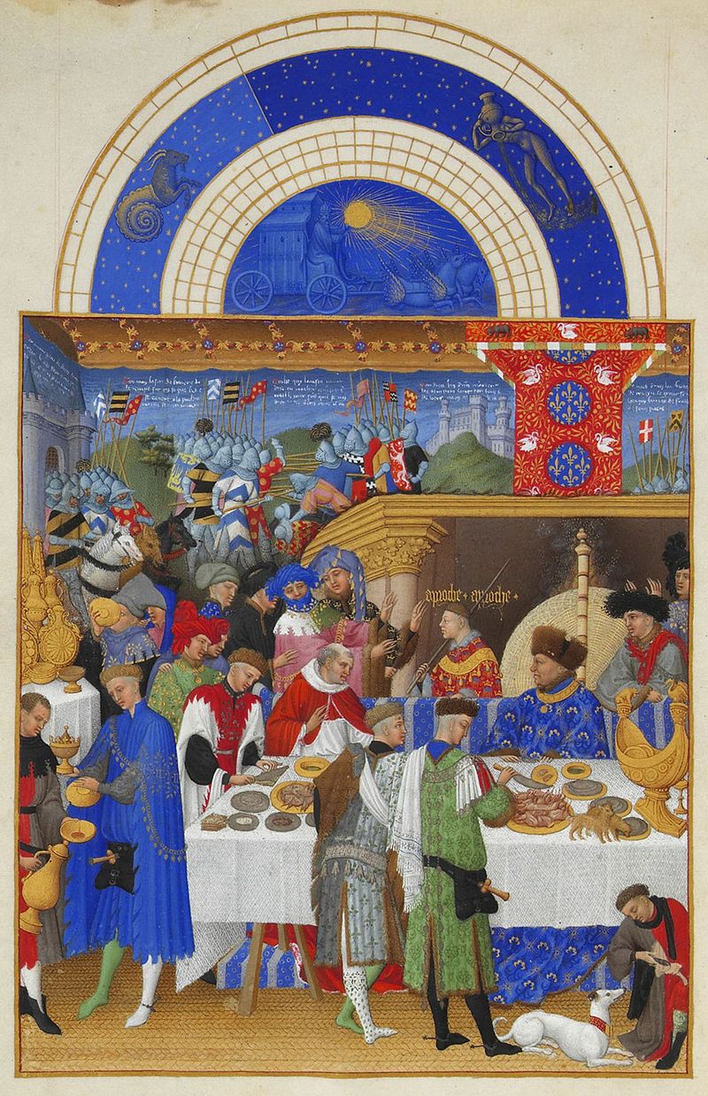 Les Très Riches Heures du duc de Berry, January