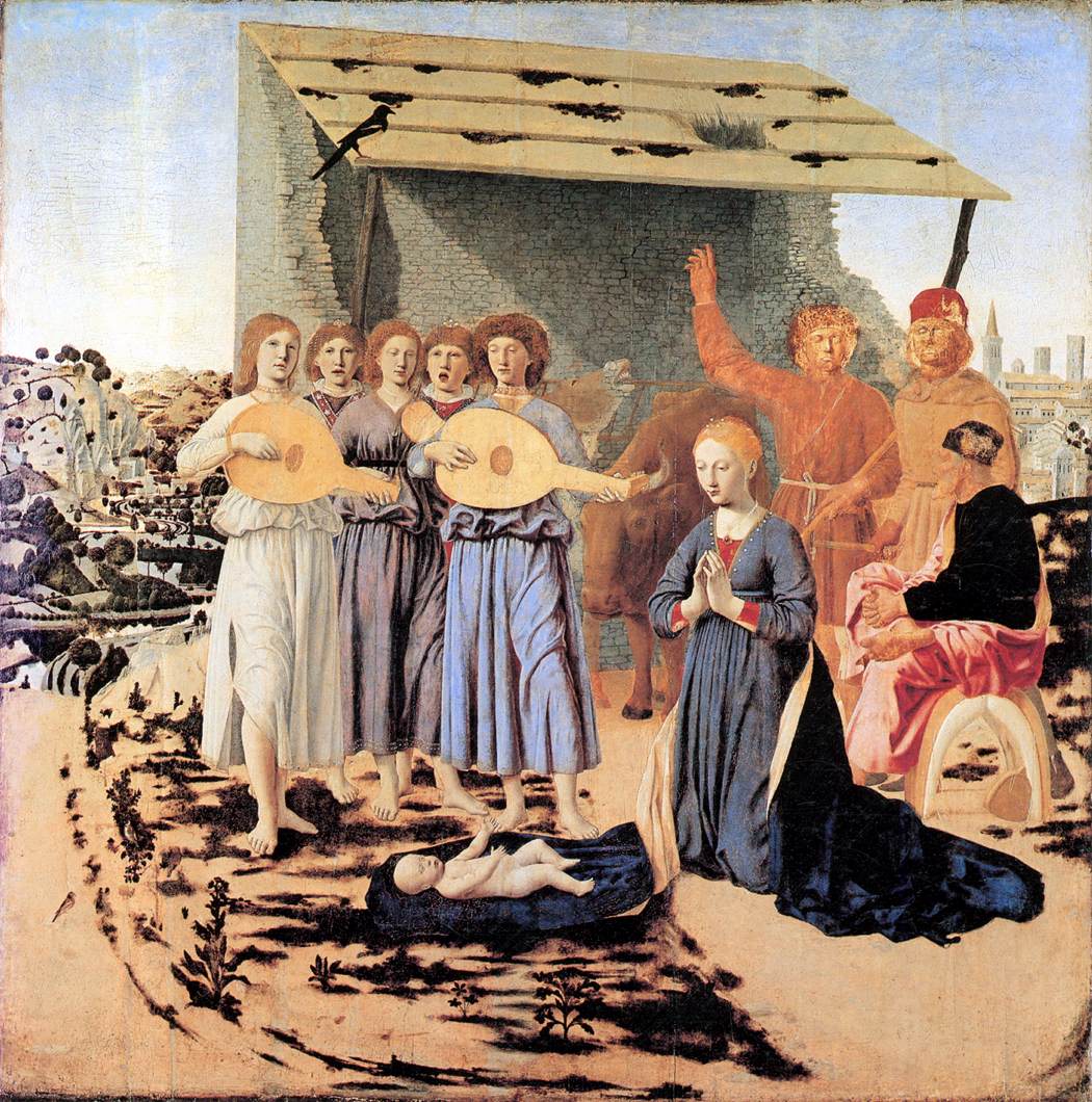 Nativity, by Piero della Francesca