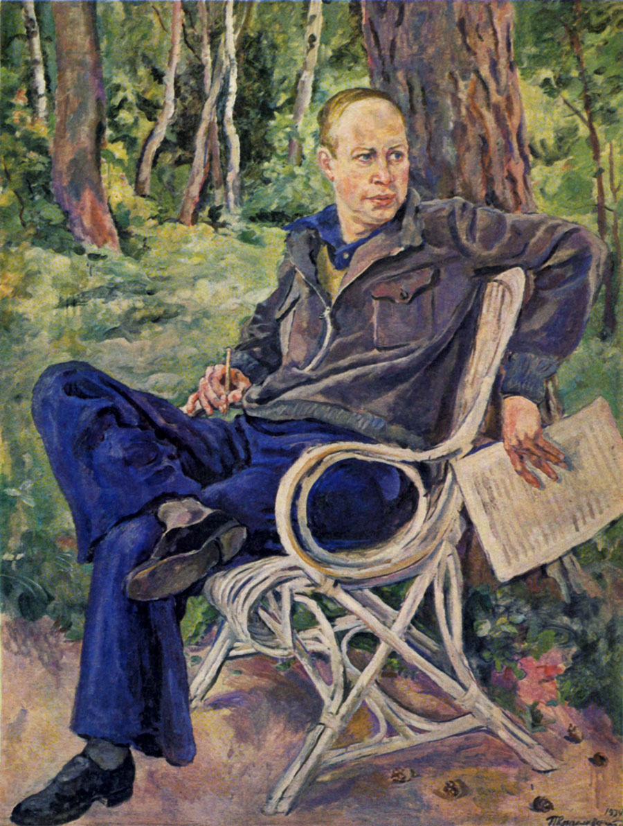 Sergei Prokofiev, by Konchalovsky